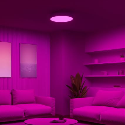 Eglo 98045 - LED RGB таванно осветително тяло RIODEVA-C с възможност за димиране LED/27W/230V