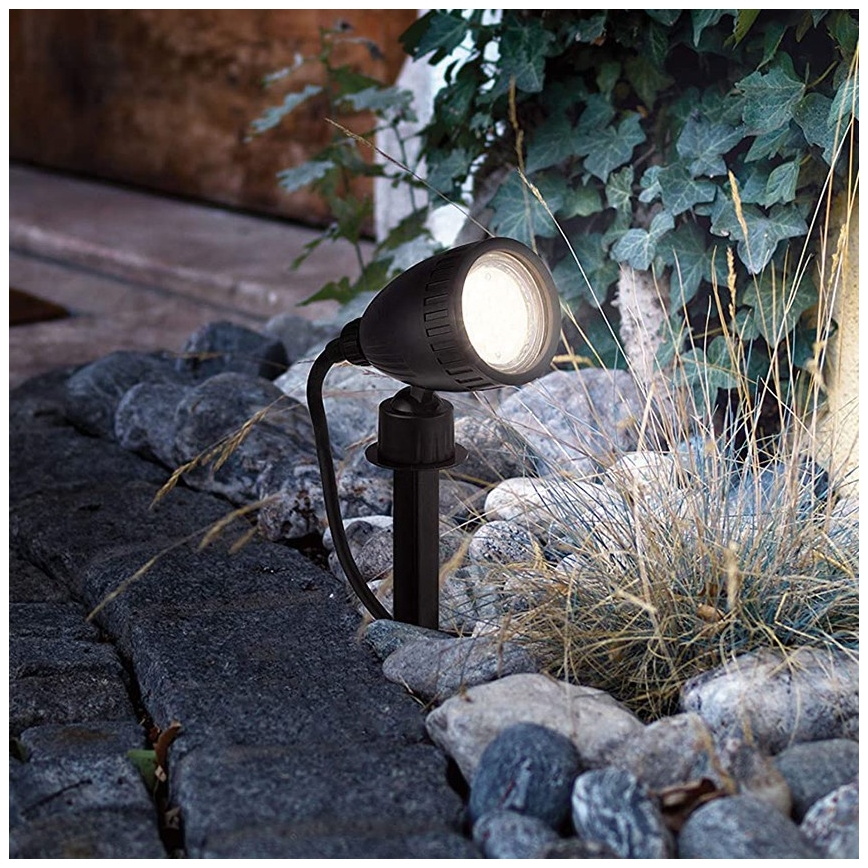 Eglo 98052 - LED RGB Екстериорна лампа NEMA-C 1xGU10/5W/230V IP44