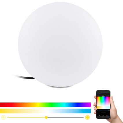 Eglo 98105 - LED RGBW Външна лампа MONTEROLO-C 1xLED/9W/230V IP65 Ø300