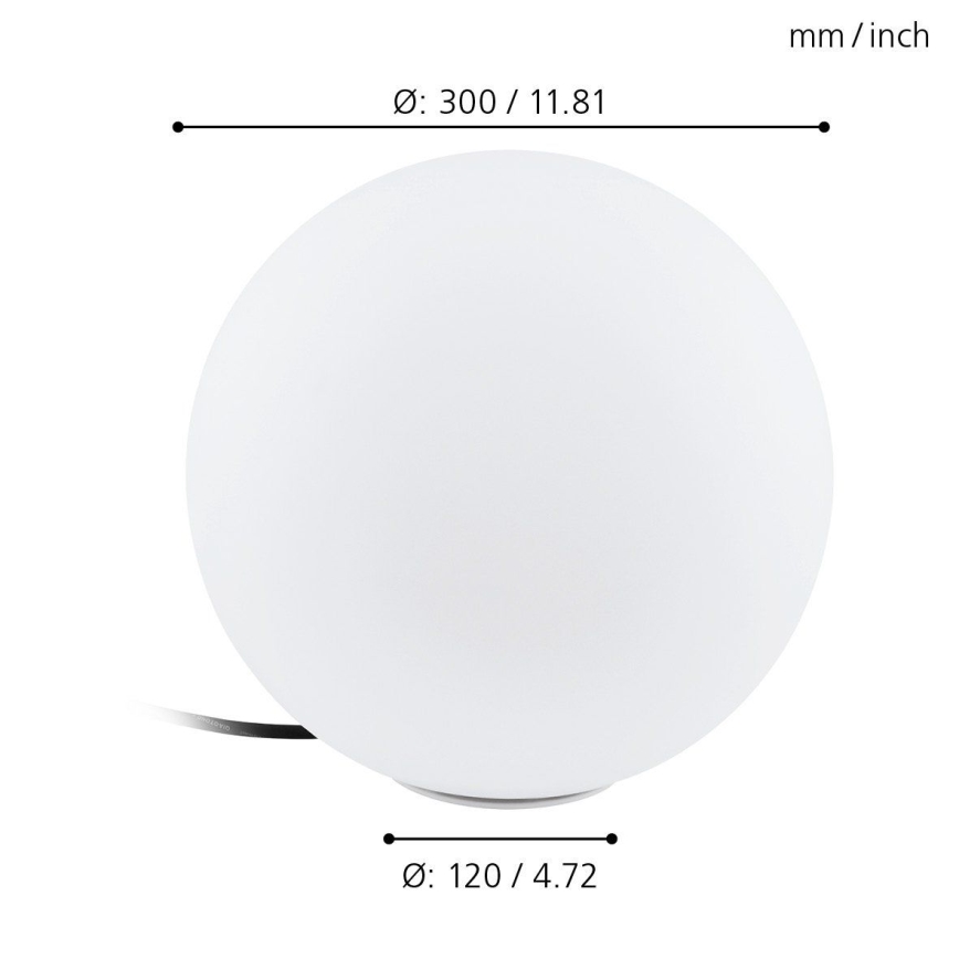 Eglo 98105 - Външна LED лампа RGBW MONTEROLO-C LED/9W/230V IP65, диаметър 300 мм