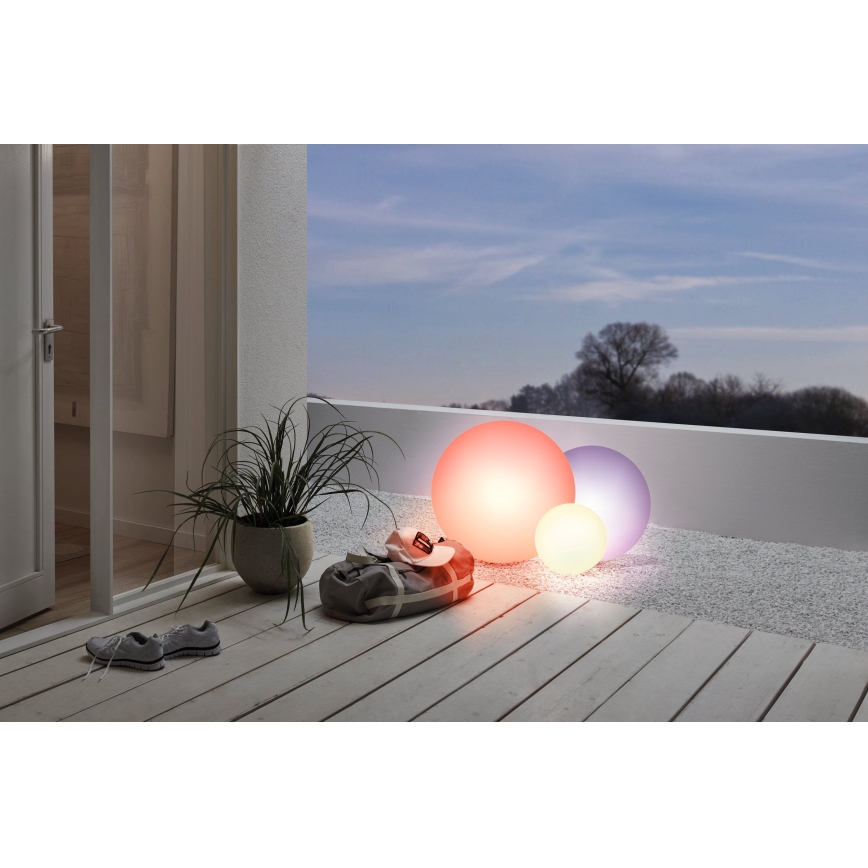 Eglo - LED RGBW Екстериорна лампа MONTEROLO-C 1xLED/9W/230V IP65 ø600