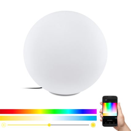 Eglo - LED RGBW Екстериорна лампа MONTEROLO-C 1xLED/9W/230V IP65 ø600