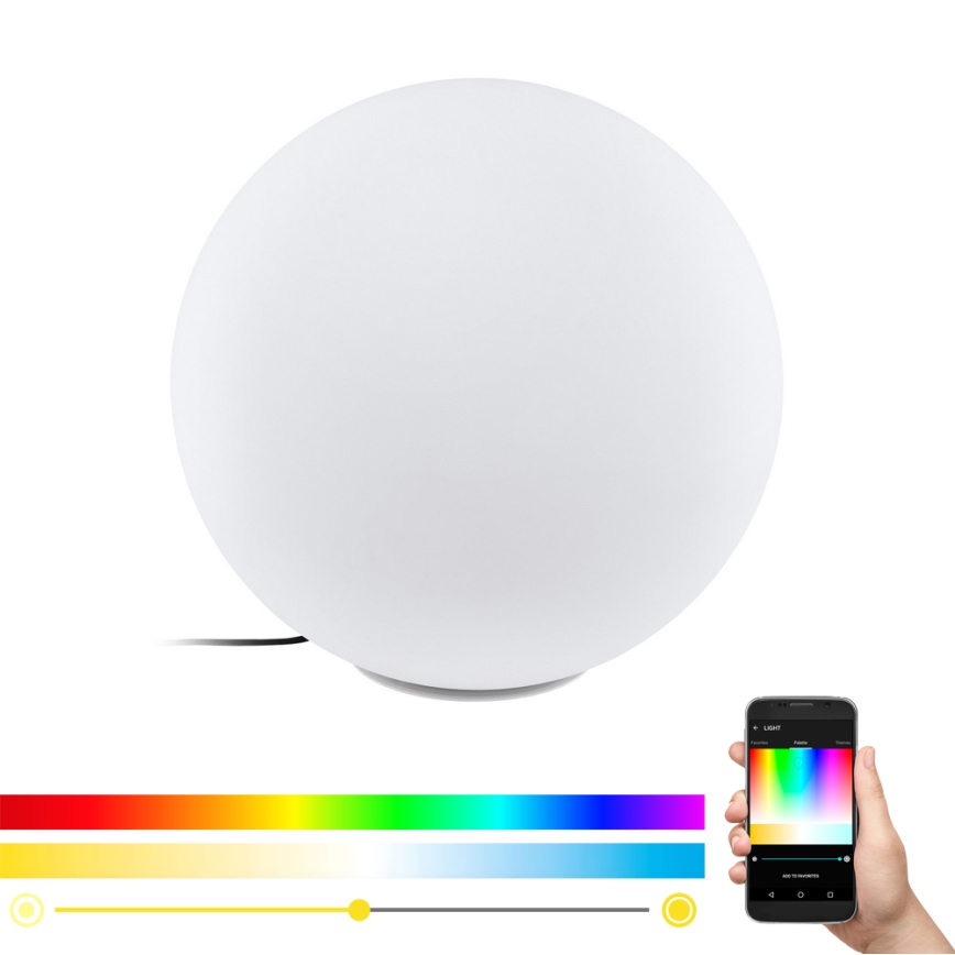 Eglo 98108 - LED RGBW външна лампа MONTEROLO-C LED/9W/230V IP65 Ø600 мм