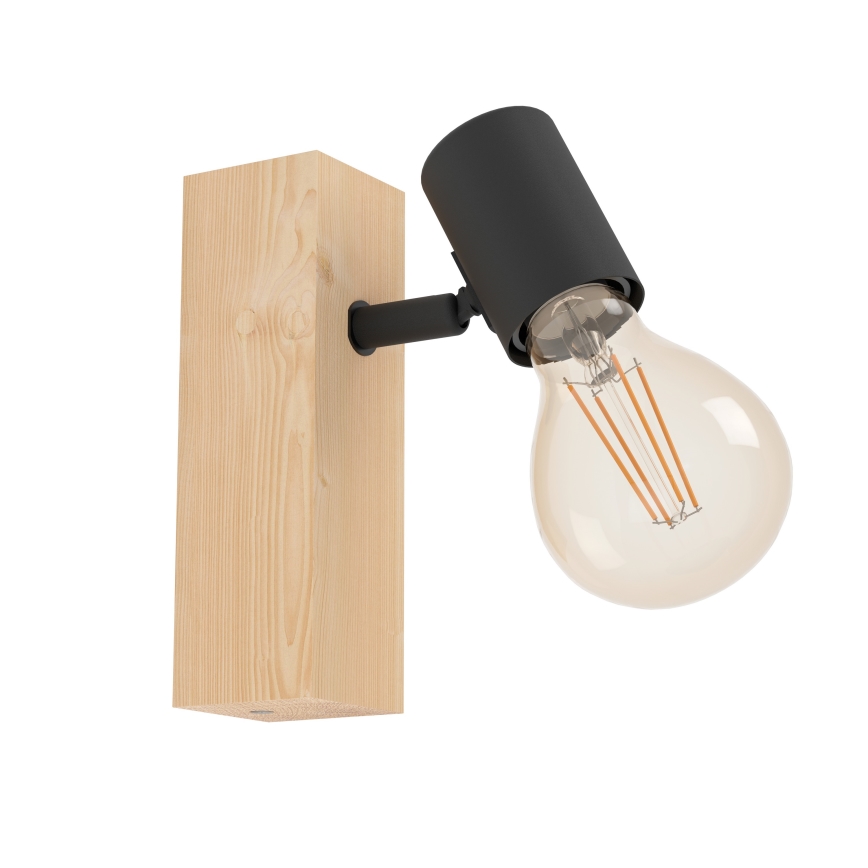 Eglo - Стенна Точково осветително тяло TOWNSHEND 1xE27/10W/230V