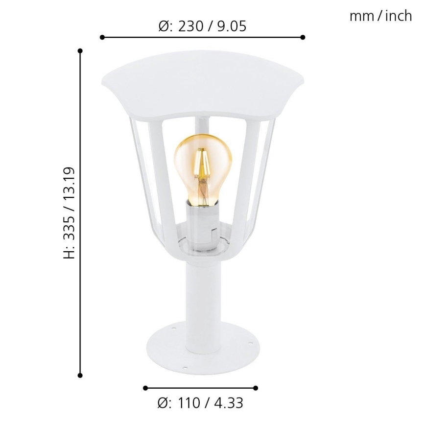 Eglo 98117 - Екстериорна лампа MONREALE 1xE27/60W/230V IP44