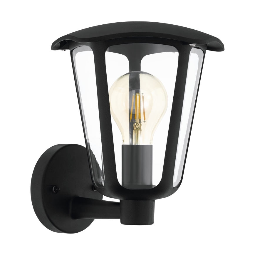 Eglo 98119 - Екстериорна Стенна лампа MONREALE 1xE27/60W/230V черна IP44