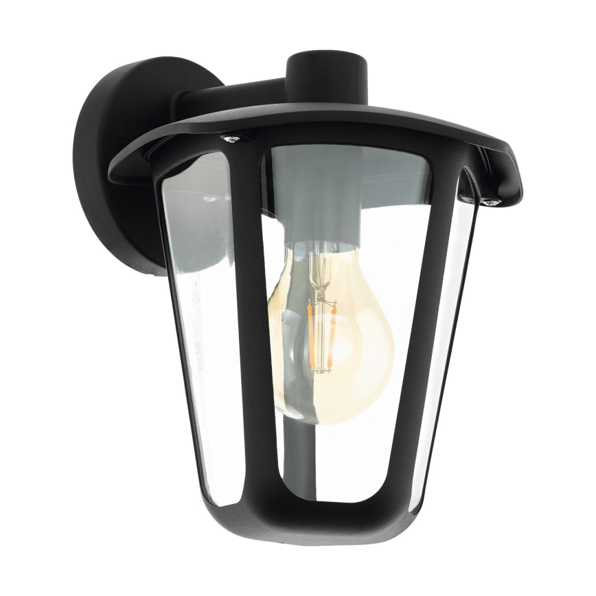 Eglo - Екстериорна Стенна лампа 1xE27/60W/230V черна IP44