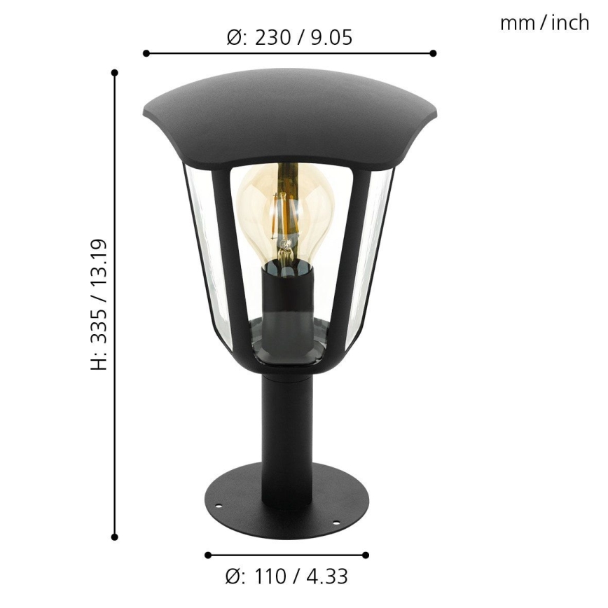 Eglo - Екстериорна лампа 1xE27/60W/230V IP44