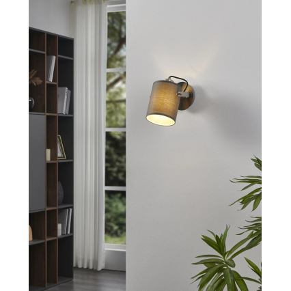 Eglo 98138 - Стенно точково осветително тяло VILLABATE 1xE27/10W/230V