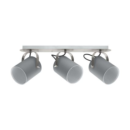 Eglo 98141 - Точково осветително тяло VILLABATE 3xE27/10W/230V