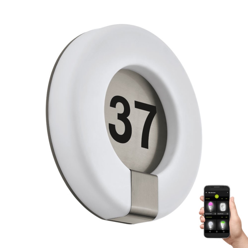 Eglo 98145 - LED Димируем къща number MARCHESA-C LED/15W/230V IP44