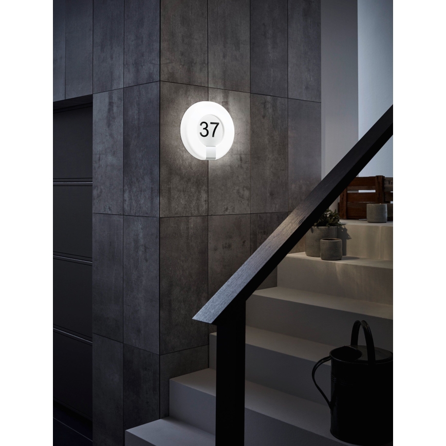 Eglo 98145 - LED Димируем къща number MARCHESA-C LED/15W/230V IP44