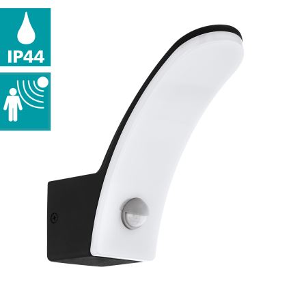 Eglo - LED Екстериорна Стенна лампа със сензор LED/11W/230V IP44