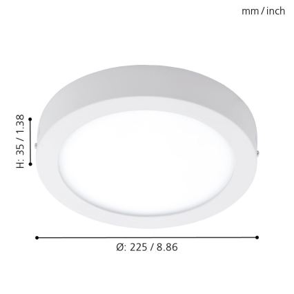 Eglo - LED Димируема екстериорна лампа ARGOLIS-C LED/16,5W/230V IP44
