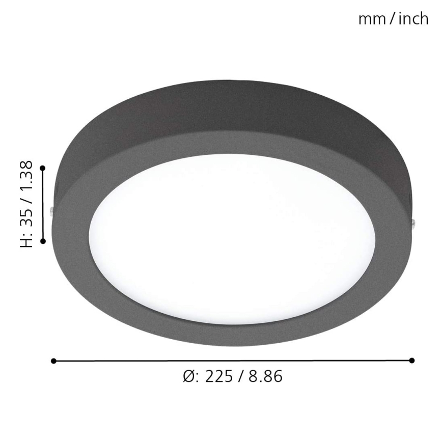 Eglo - LED Димируема екстериорна лампа ARGOLIS-C LED/16,5W/230V IP44