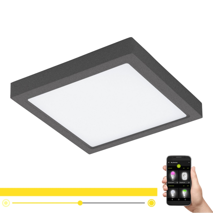 Eglo - LED регулируемо външно осветително тяло ARGOLIS-C LED/22W/230V IP44 Bluetooth