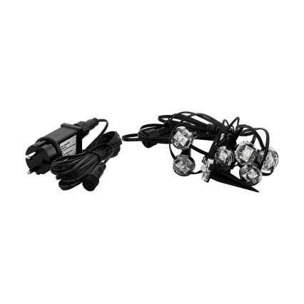 Eglo - LED външна декоративна гирлянда 9xLED 10m IP65 топла бяла светлина