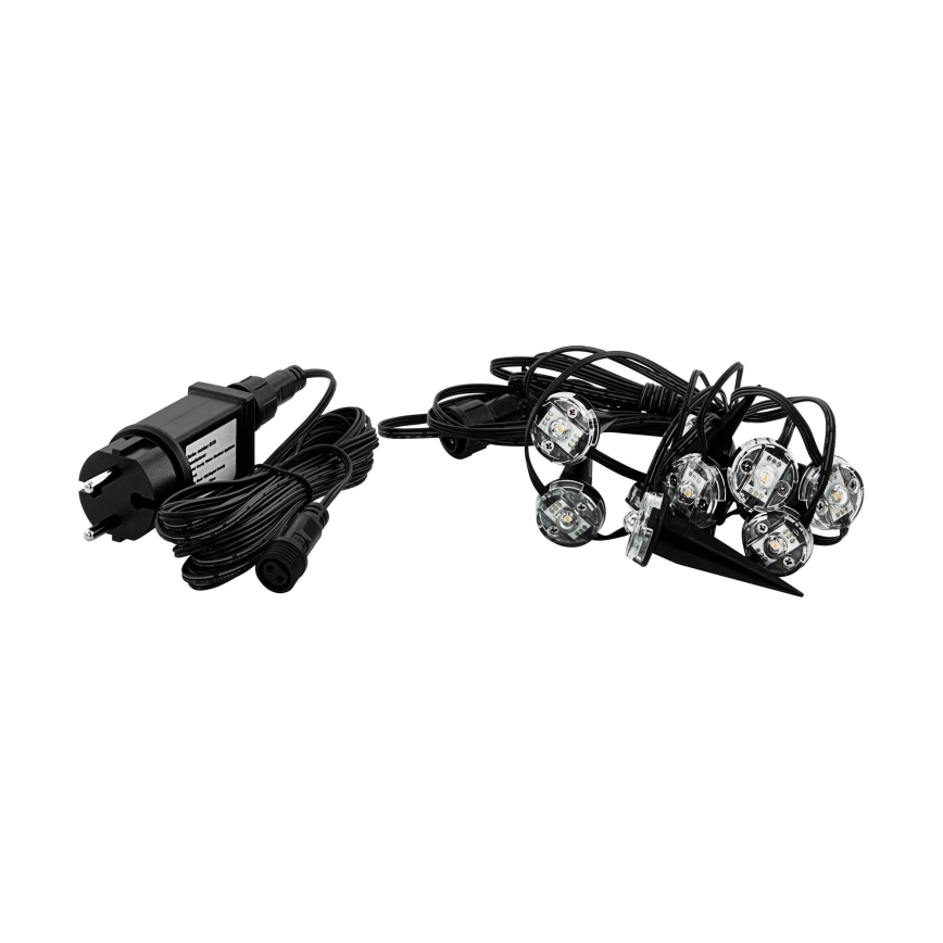 Eglo - LED външна декоративна гирлянда 9xLED 10m IP65 топла бяла светлина