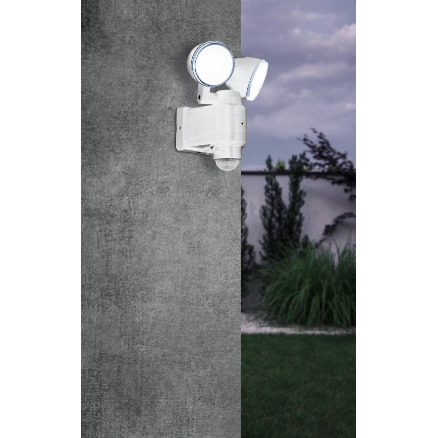 Eglo - LED Екстериорна лампа със сензор 2xLED/4W/4xLR1 IP44