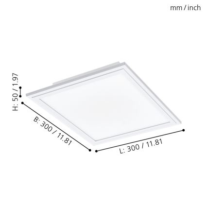 Eglo - LED Димируема лампа LED/14W/230V + дистанционно управление