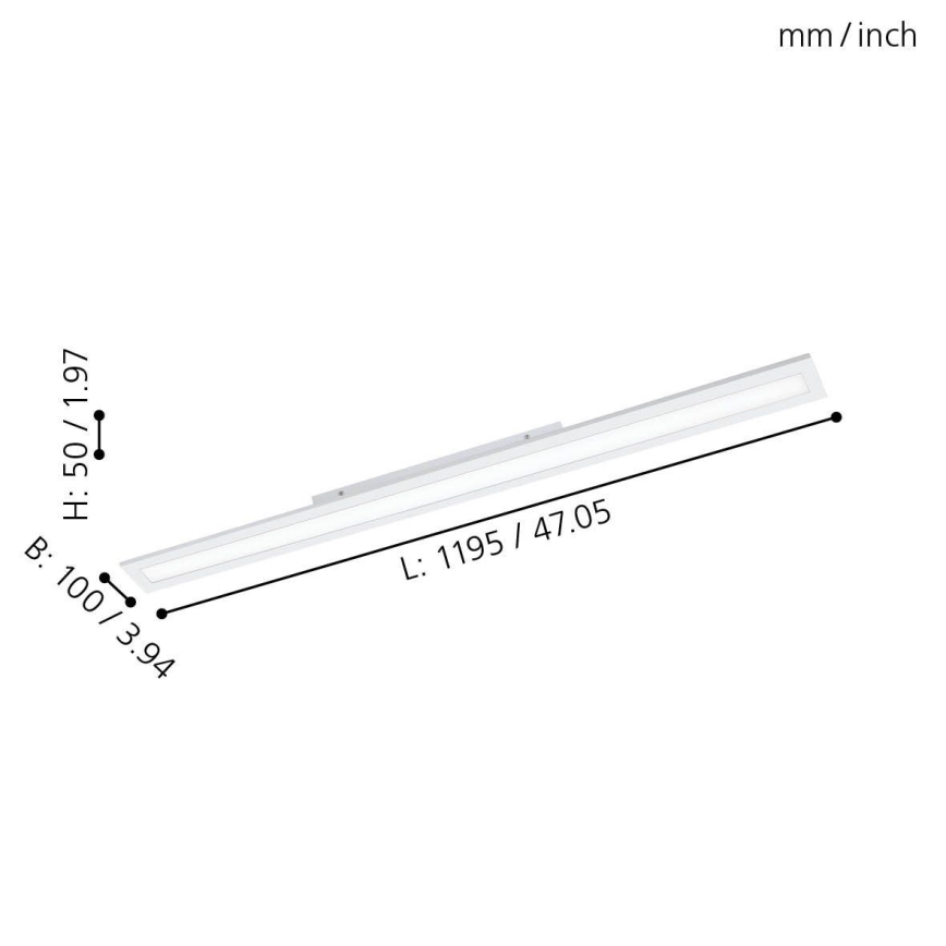 Eglo - LED Димируем панел LED/30W/230V + дистанционно управление