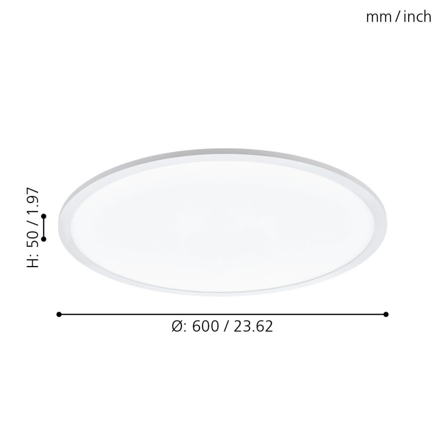 Eglo - LED Димируема лампа LED/30W/230V + дистанционно управление