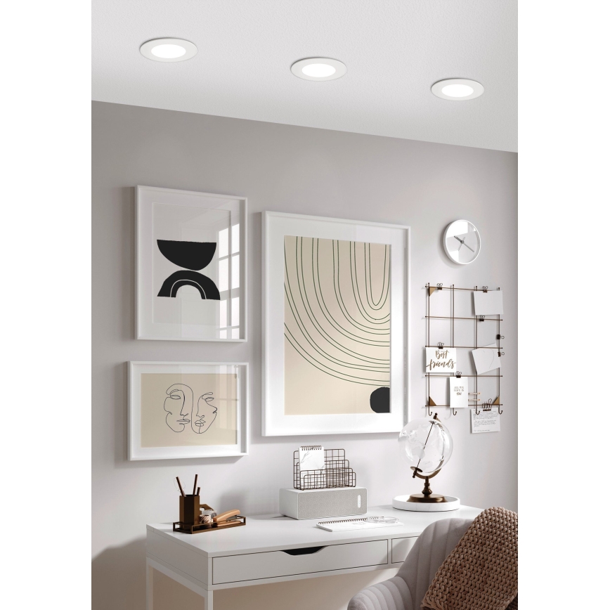 Eglo - LED Димируема лампа за окачен таван LED/5W/230V + дистанционно управление