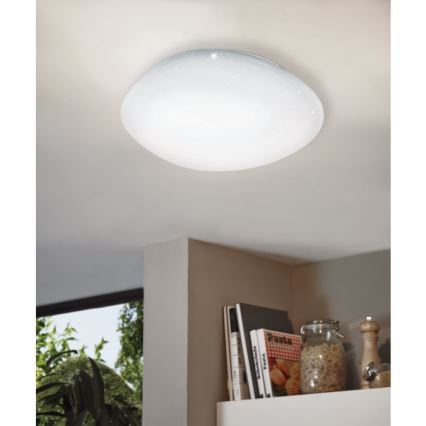 Eglo 98228 - Димируемо LED таванно осветително тяло SILERAS-A LED/36W/230V Ø 60 cm + дистанционно управление