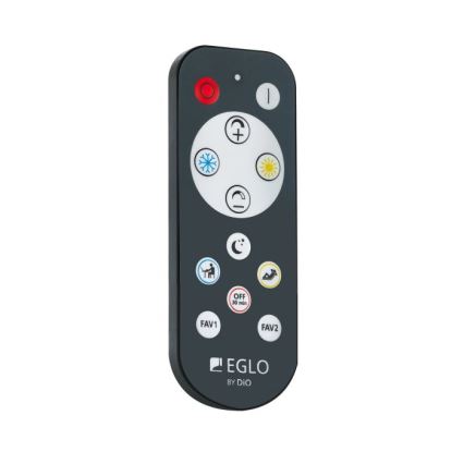 Eglo 98228 - Димируемо LED таванно осветително тяло SILERAS-A LED/36W/230V Ø 60 cm + дистанционно управление