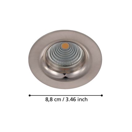 Eglo - LED Димируема луничка за окачен таван LED/6W/230V