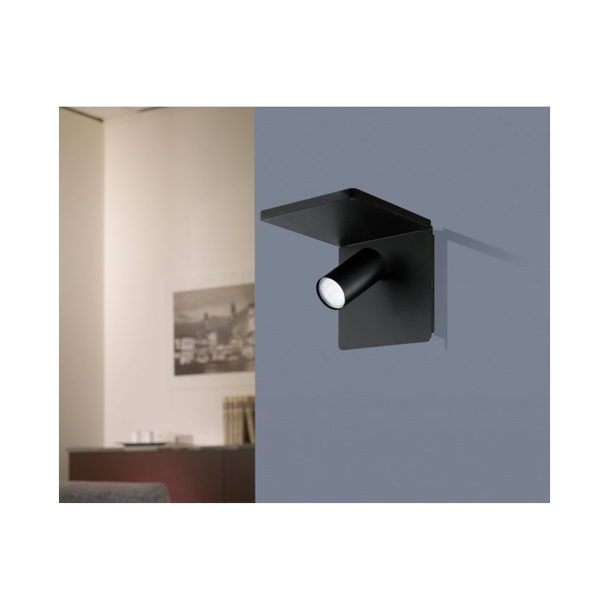 Eglo - LED стенно осветително тяло с безжично зареждане 1xGU10/5W/230V