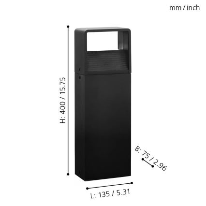 Eglo - LED Екстериорна лампа LED/6W/230V IP44