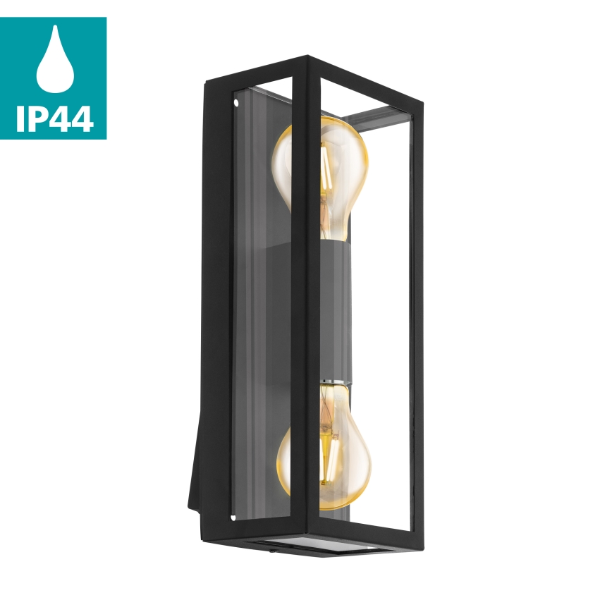 Eglo - Екстериорна Стенна лампа 2xE27/60W/230V IP44