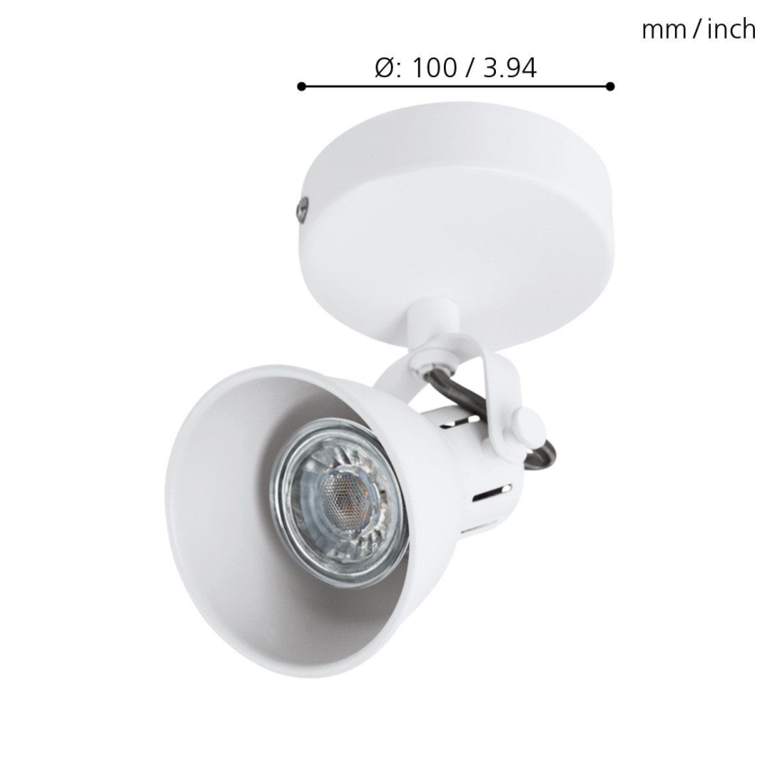 Eglo - LED Стенен прожектор 1xGU10/3,3W/230V