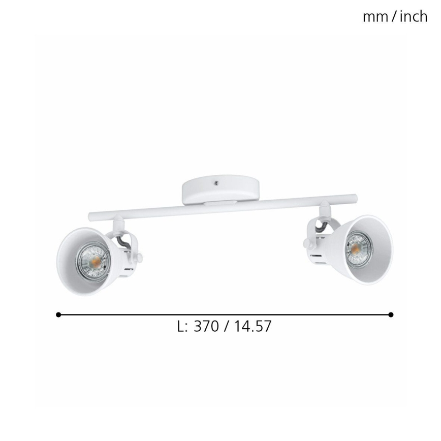Eglo - LED Прожектор, луна 2xGU10/3,3W/230V