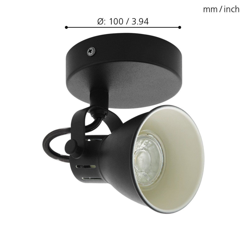 Eglo - LED Стенен прожектор 1xGU10/3,3W/230V