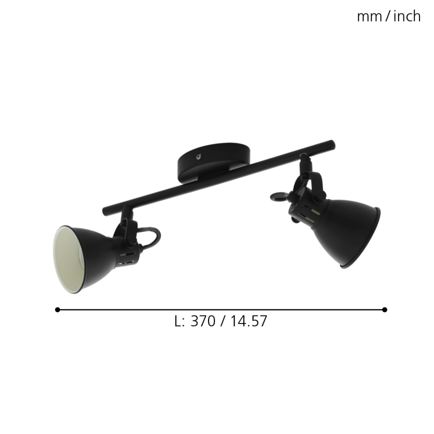 Eglo - LED Прожектор, луна 2xGU10/3,3W/230V