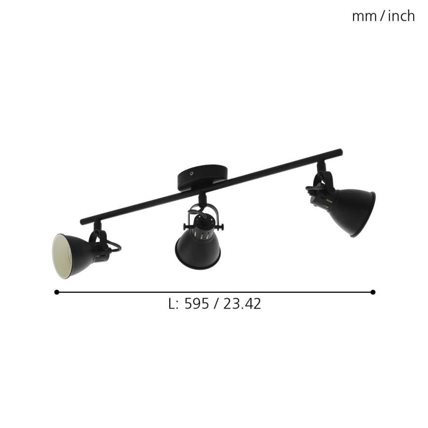 Eglo - LED Прожектор, луна 3xGU10/3,3W/230V