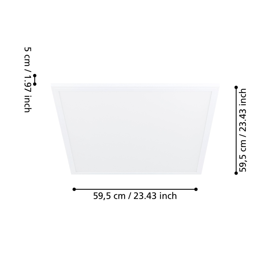 Eglo - LED Таванна лампа на сензор LED/34W/230V