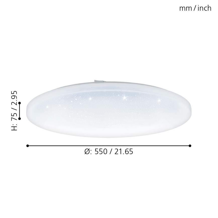 Eglo - LED Таванна лампа LED/49,5W/230V