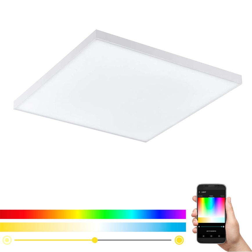 Eglo - LED RGB Димируем плафон TURCONA-C LED/15W/230V + дистанционно управление