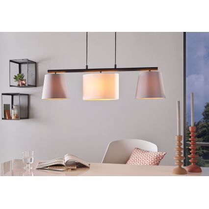 Eglo - Полилей на въже 3xE14/25W/230V
