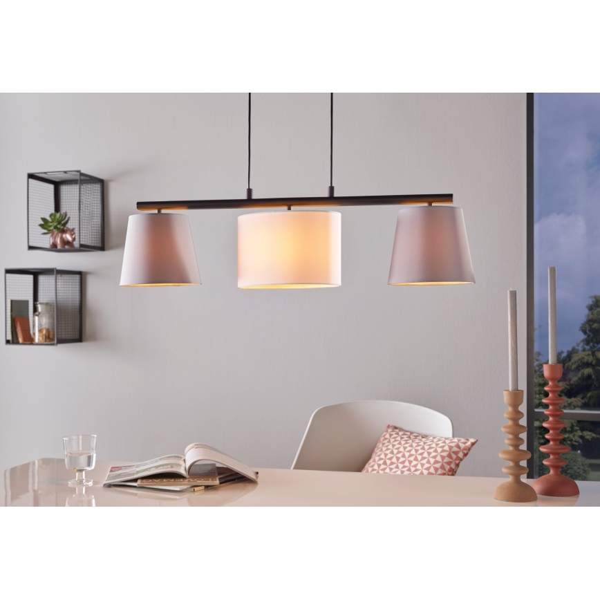 Eglo - Полилей на въже 3xE14/25W/230V