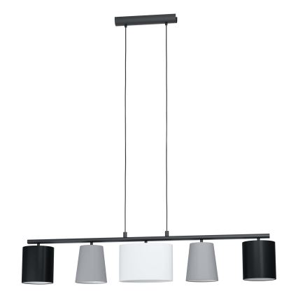 Eglo - LED полилей на кабел 5xE14/25W/230V
