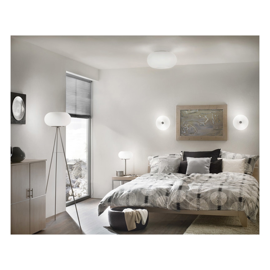 Eglo - LED RGB Димируема настолна лампа OPTICA-C LED/16W/230V Ø 27,5 см