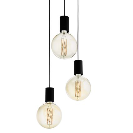 Eglo - Полилей на въже 3xE27/40W/230V