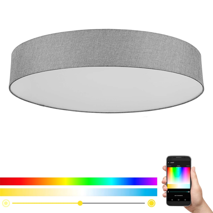 Eglo - LED RGBW Димируем плафон ROMAO-C LED/45W/230V + дистанционно управление
