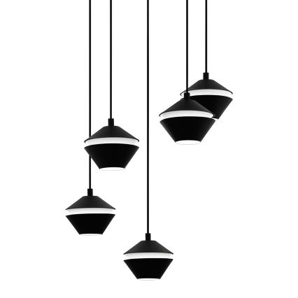 Eglo - LED Полилей на въже 5xGU10/5W/230V