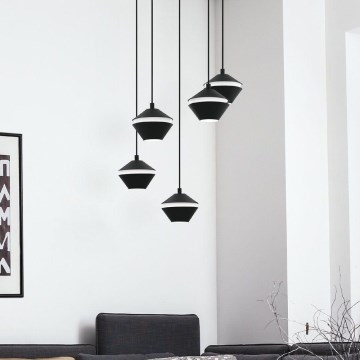 Eglo 98683 - LED полилей с кабелно окачване PERPIGO 5xGU10/5W/230V