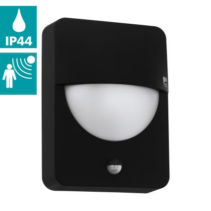 Eglo - Външно осветително тяло със сензор 1xE27/28W/230V IP44
